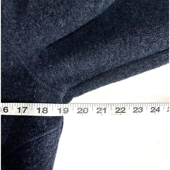 The North Face Womens Size M Zermatt Full Zip in Blue Hooded Wool Blend - Picture 10 of 11